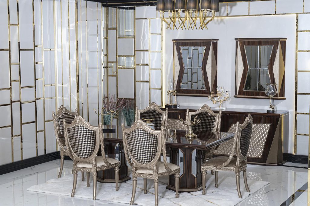 Roma Yemek Odası Takımı - Solka Luxury Interiors